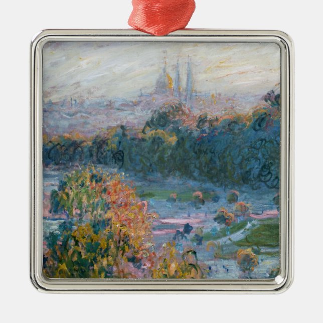 Claude Monet - View of the Tuileries, Study Metal Ornament (Front)