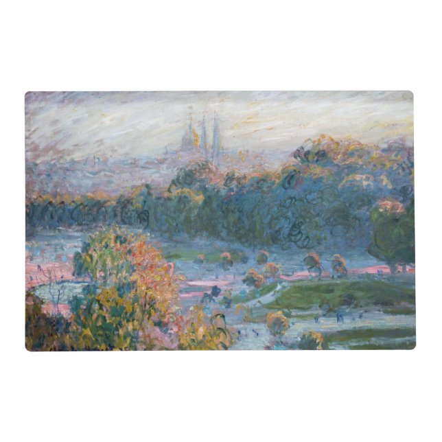 Claude Monet - View of the Tuileries, Study Placemat (Front)