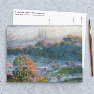 Claude Monet - View of the Tuileries, Study Postcard