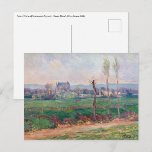 Claude Monet - View of Vernon Postcard