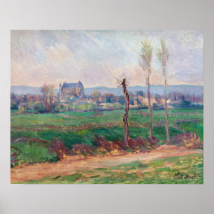 Claude Monet - View of Vernon Poster
