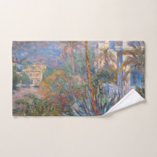Claude Monet - Villas at Bordighera Bath Towel Set