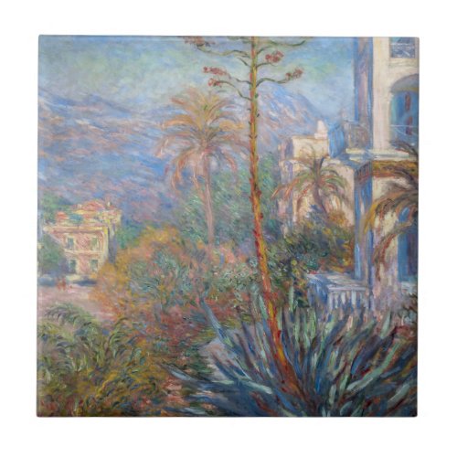 Claude Monet _ Villas at Bordighera Ceramic Tile