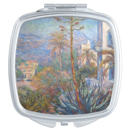 Claude Monet _ Villas at Bordighera Compact Mirror