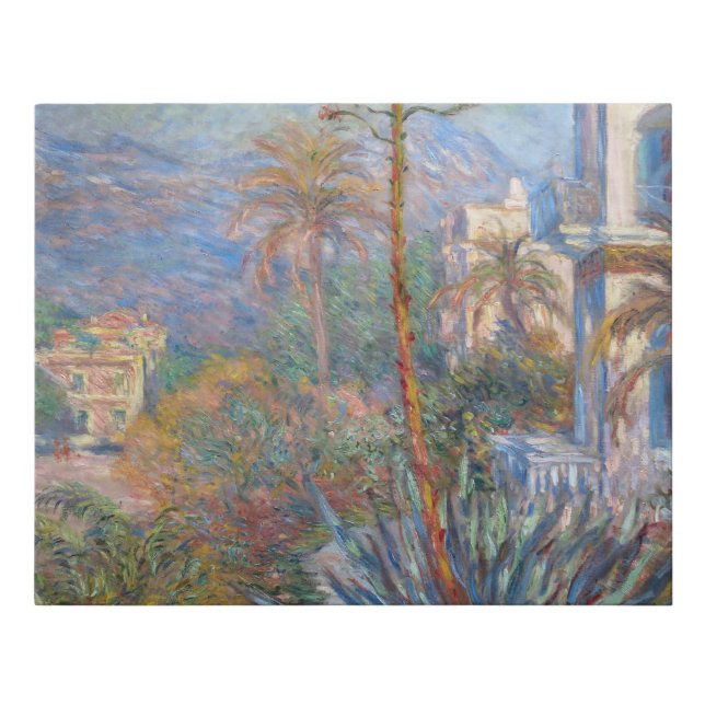 Claude Monet - Villas at Bordighera Faux Canvas Print (Front)