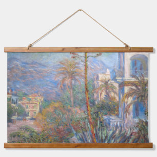 Claude Monet - Villas at Bordighera Hanging Tapestry