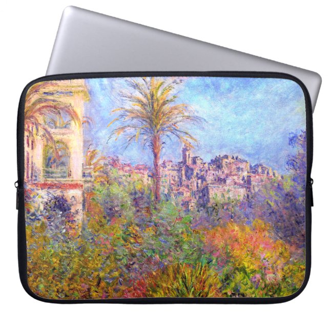 Claude Monet: Villas at Bordighera Laptop Sleeve (Front)
