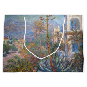 Claude Monet - Villas at Bordighera Large Gift Bag