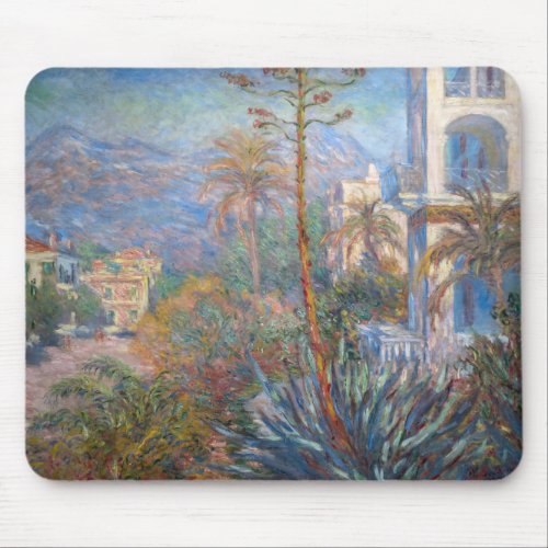 Claude Monet _ Villas at Bordighera Mouse Pad