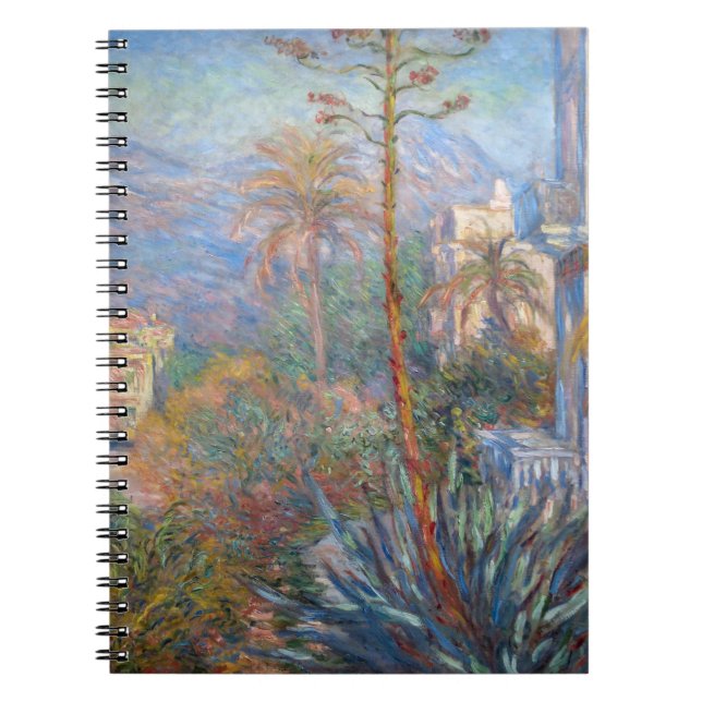 Claude Monet - Villas at Bordighera Notebook (Front)
