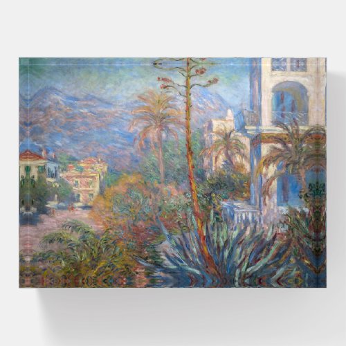 Claude Monet _ Villas at Bordighera Paperweight