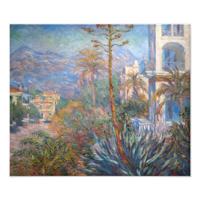 Claude Monet - Villas at Bordighera Photo Print (Front)