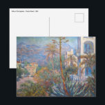 Claude Monet - Villas at Bordighera Postcard<br><div class="desc">Villas at Bordighera,  Villas a Bordighera. By Claude Monet in 1884.</div>