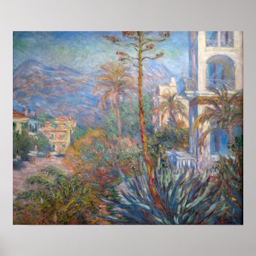 Claude Monet _ Villas at Bordighera Poster