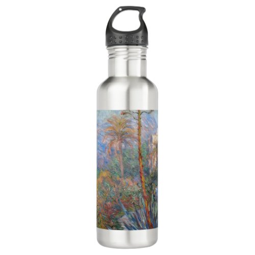 Claude Monet _ Villas at Bordighera Stainless Steel Water Bottle