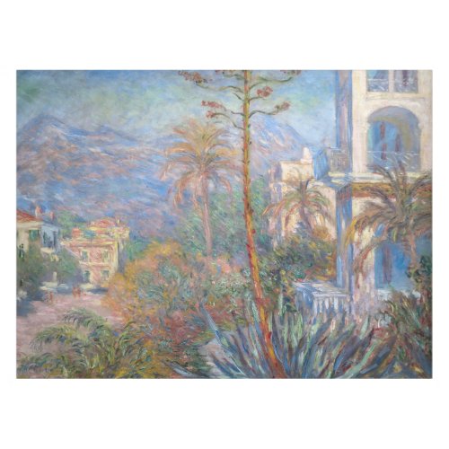 Claude Monet _ Villas at Bordighera Tablecloth