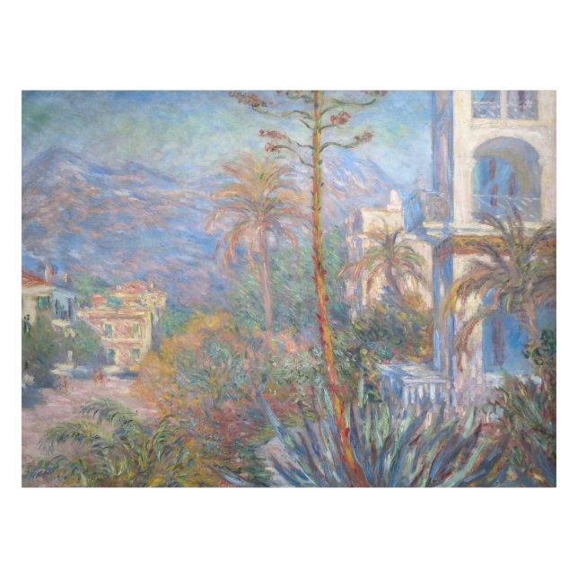 Claude Monet - Villas at Bordighera Tablecloth (Front (Horizontal))