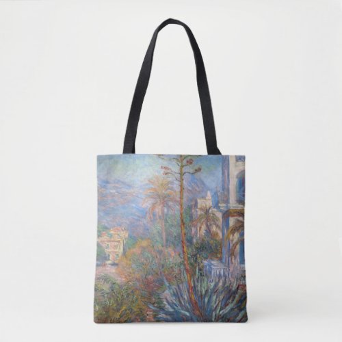 Claude Monet _ Villas at Bordighera Tote Bag