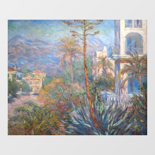 Claude Monet _ Villas at Bordighera Window Cling