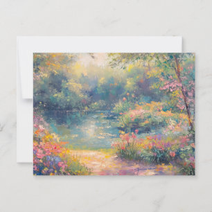 Claude Monet Vintage Postcard