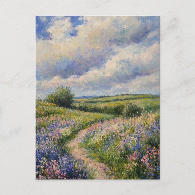 Claude Monet Vintage Postcard  (Front)