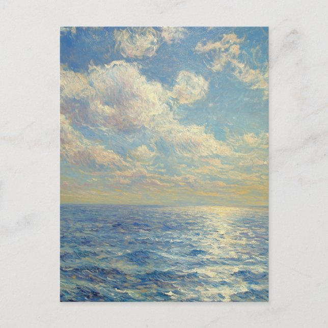 Claude Monet Vintage Postcard  (Front)