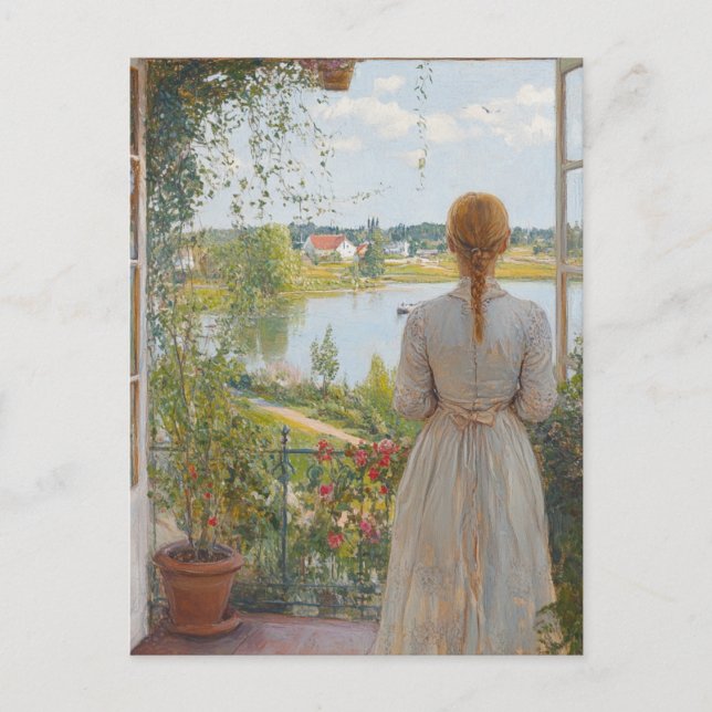 Claude Monet Vintage Postcard (Front)