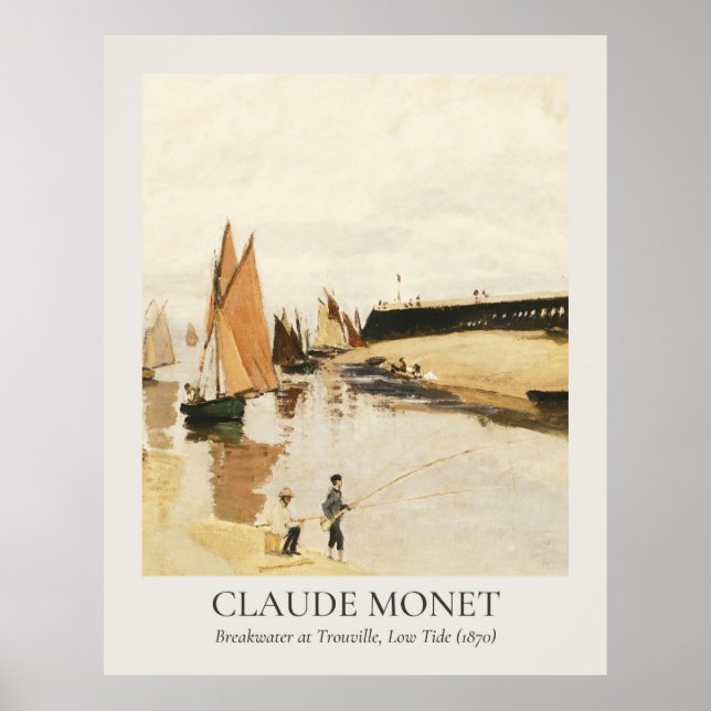 Claude Monet Vintage Wall Art 11x14 Ratio (Front)