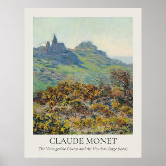 Claude Monet Vintage Wall Art 11x14 Ratio
