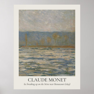 Claude Monet Vintage Wall Art 11x14 Ratio