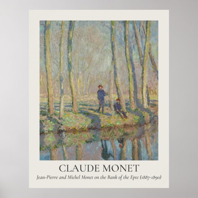 Claude Monet Vintage Wall Art 11x14 Ratio (Front)