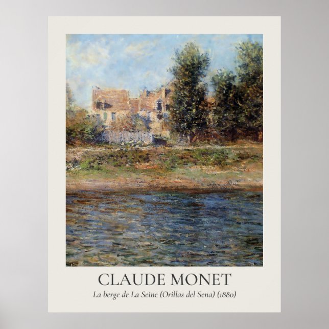 Claude Monet Vintage Wall Art 11x14 Ratio (Front)