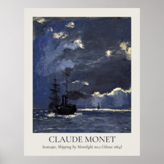 Claude Monet Vintage Wall Art 11x14 Ratio