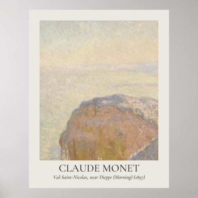 Claude Monet Vintage Wall Art 11x14 Ratio (Front)