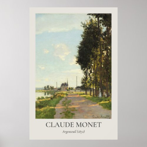 Claude Monet Vintage Wall Art 2x3 Ratio