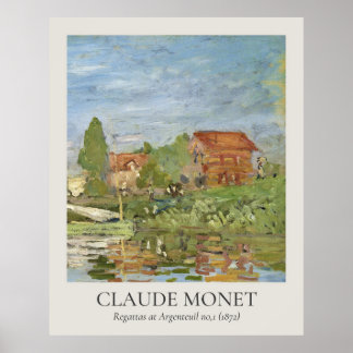 Claude Monet Vintage Wall Art 4x5 Ratio