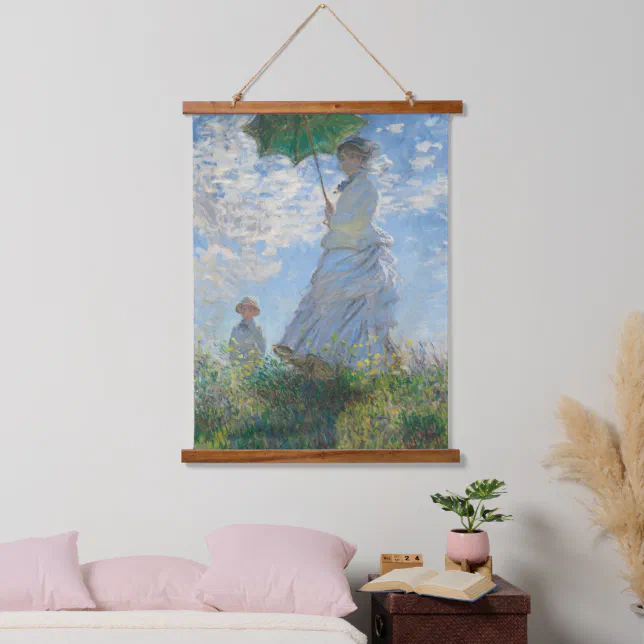 Claude Monet Wall Art Woman With A Parasol | Zazzle