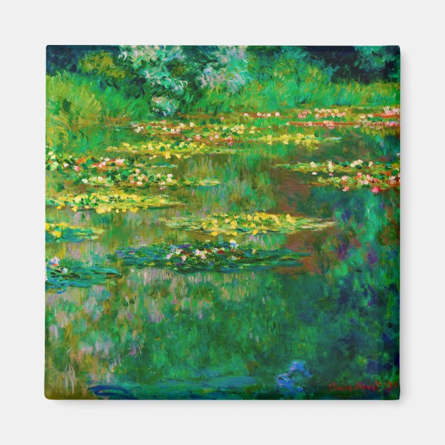 Claude Monet "Water Lilies" 17. Magnet (Front)