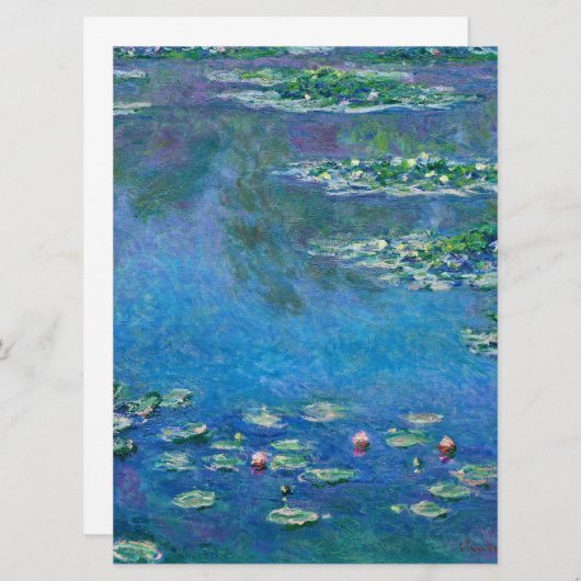 Claude Monet - Water Lilies 1906 (Front/Back)