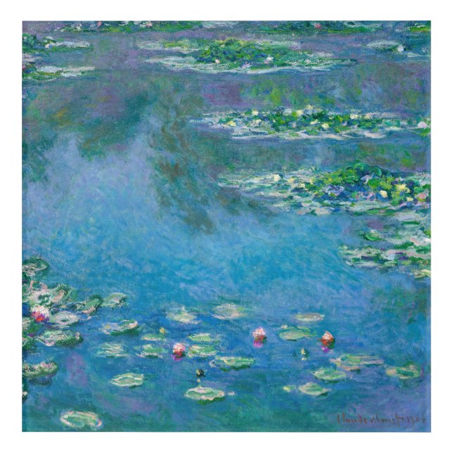 Claude Monet - Water Lilies 1906 Acrylic Print (Front)