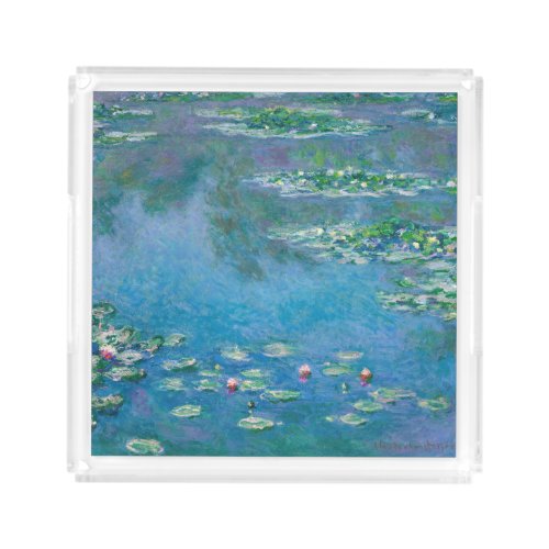 Claude Monet _ Water Lilies 1906 Acrylic Tray