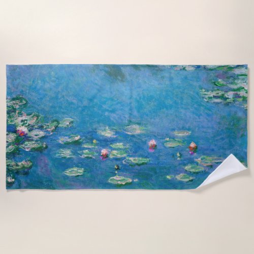 Claude Monet _ Water Lilies 1906 Beach Towel
