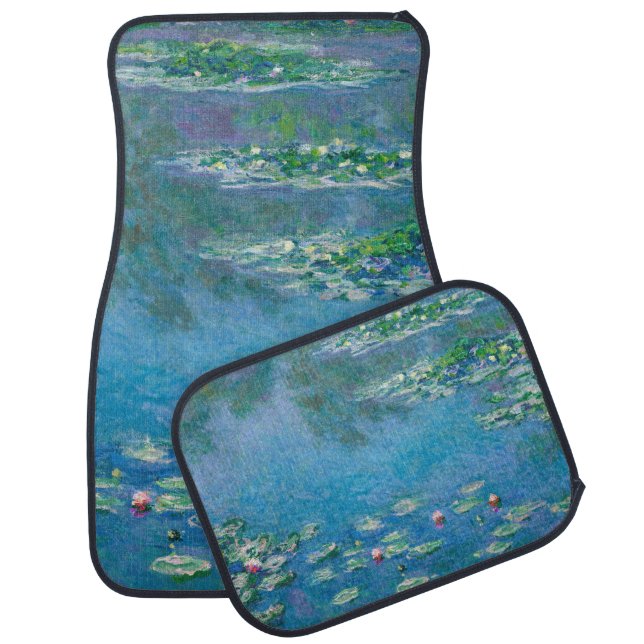 Claude Monet - Water Lilies 1906 Car Floor Mat (Set)