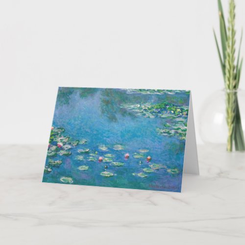Claude Monet _ Water Lilies 1906 Card