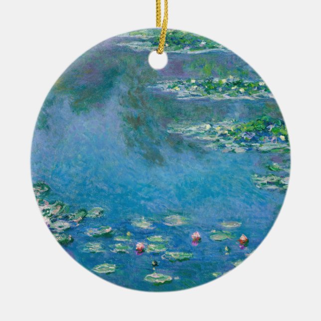 Claude Monet - Water Lilies 1906 Ceramic Ornament (Front)