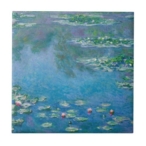 Claude Monet _ Water Lilies 1906 Ceramic Tile