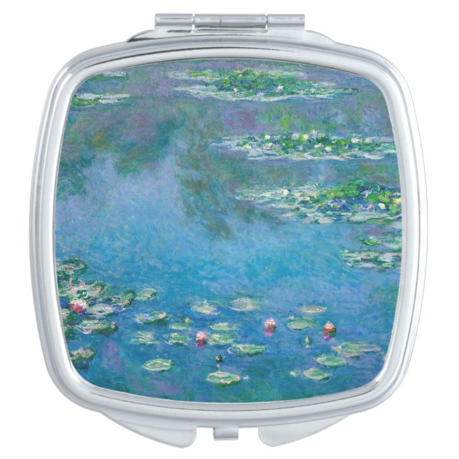 Claude Monet - Water Lilies 1906 Compact Mirror (Front)