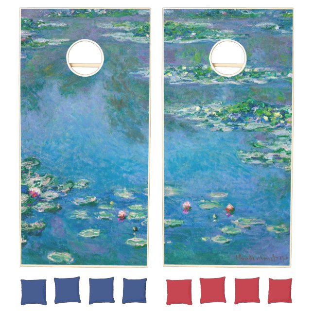 Claude Monet - Water Lilies 1906 Cornhole Set (Set)
