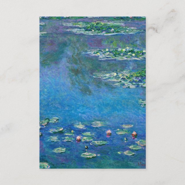 Claude Monet - Water Lilies 1906 Enclosure Card (Front)