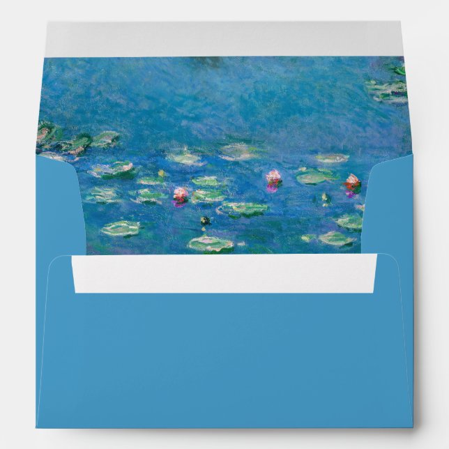 Claude Monet - Water Lilies 1906 Envelope (Back (Bottom))